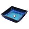 Anzzi Viace Deco-Glass Vessel Sink in Blazing Blue LS-AZ056 - alternate 1